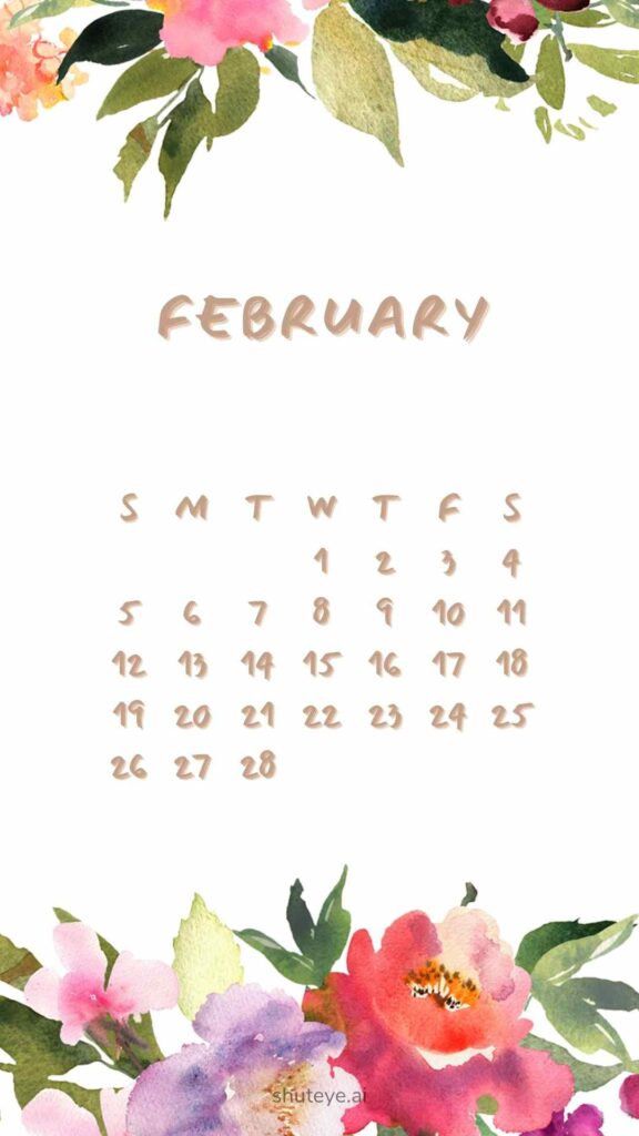 Free Printable February Calendar 2024