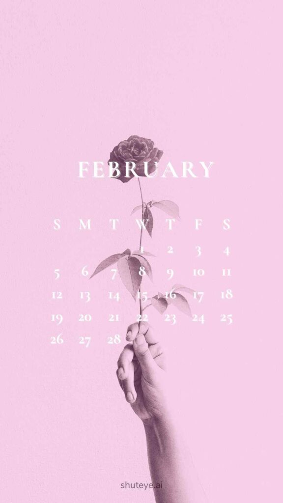 Free Printable February Calendar 2024 8