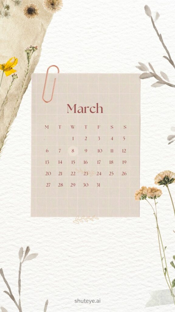 Free Printable March Calendar 2024