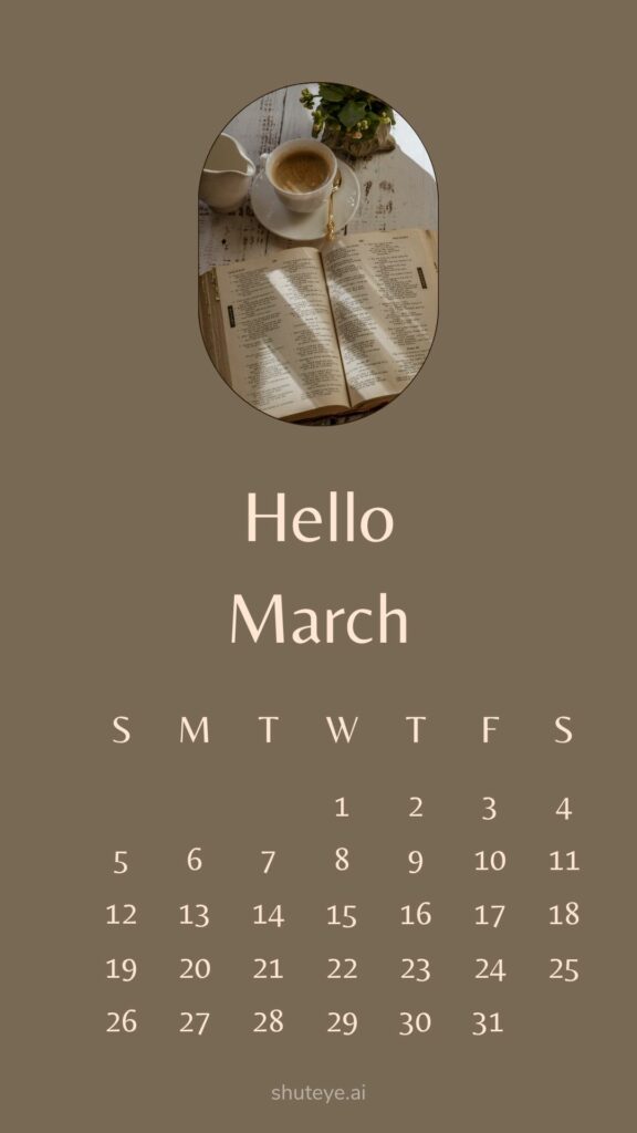 Printable March Calendar 2024