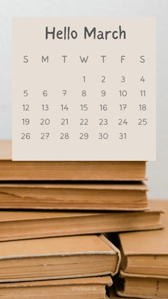 Printable March Calendar 2024