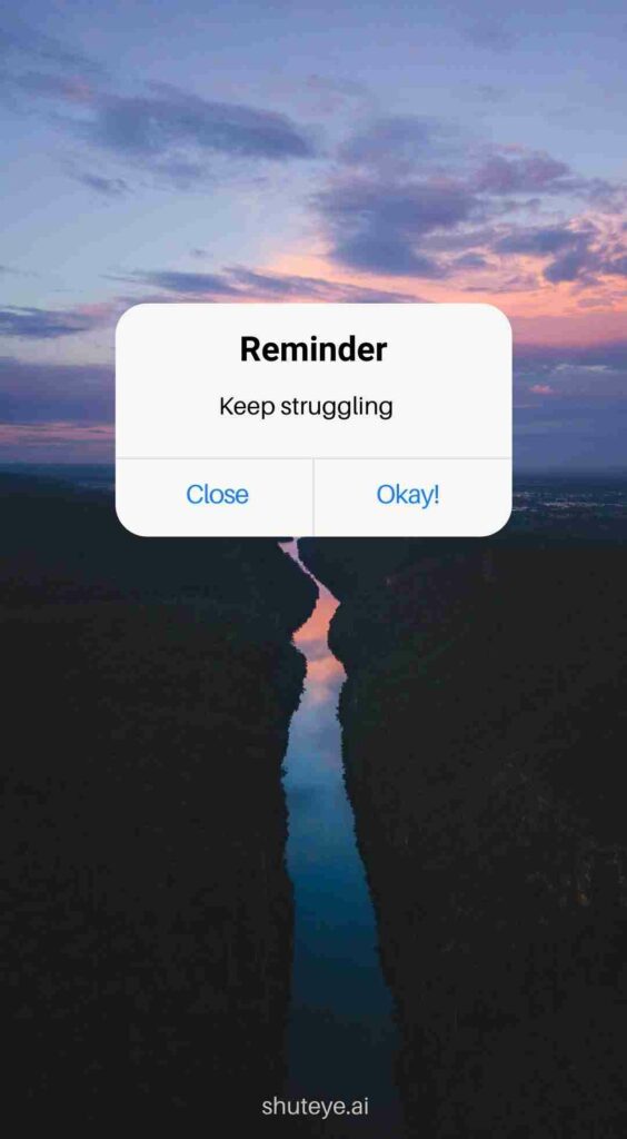 ShutEye reminder wallpapers reminder image free