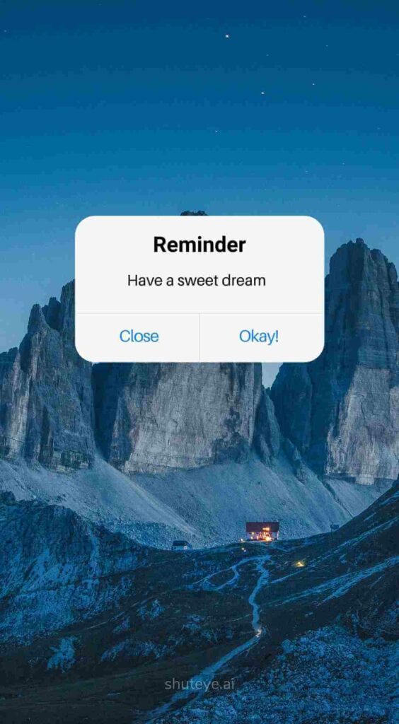 ShutEye reminder wallpapers reminder background