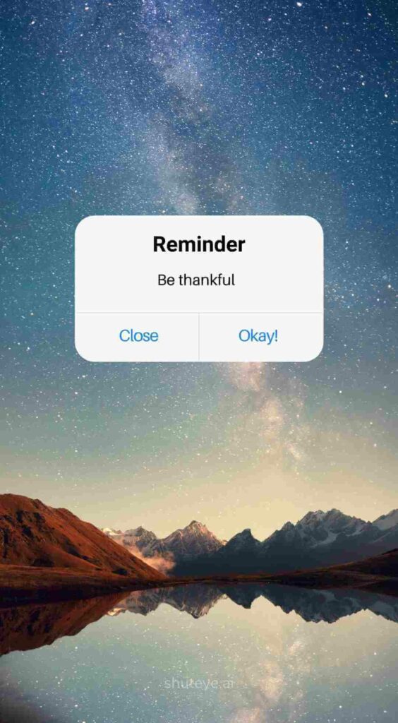 ShutEye reminder wallpapers reminder background