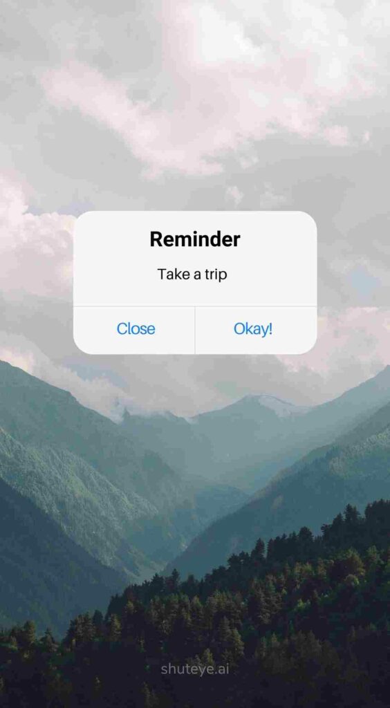 ShutEye reminder wallpapers reminder background