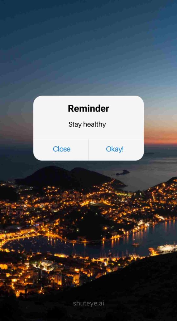 ShutEye reminder wallpapers reminder background