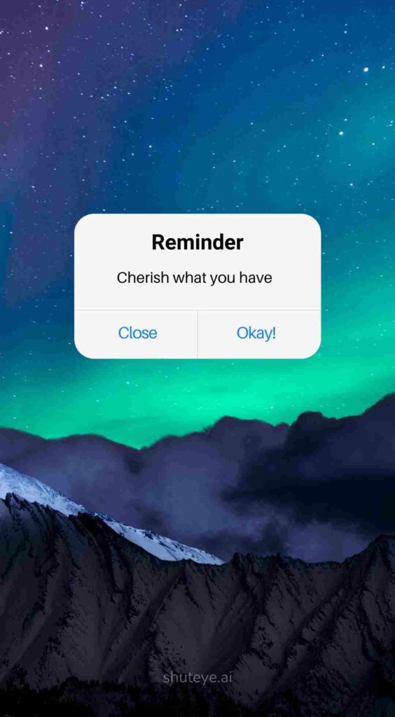 ShutEye reminder wallpapers reminder background