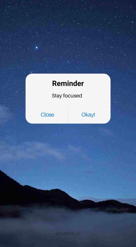 ShutEye reminder wallpapers reminder background