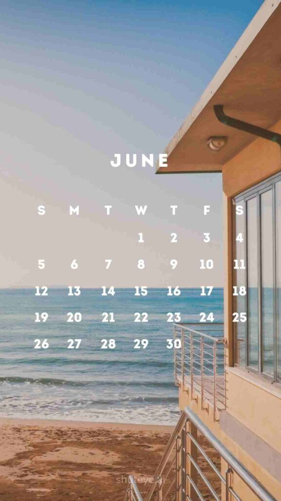 ShutEye Printable June Calendar 