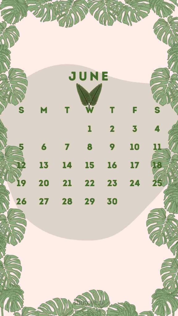 ShutEye Printable June Calendar 2022 1