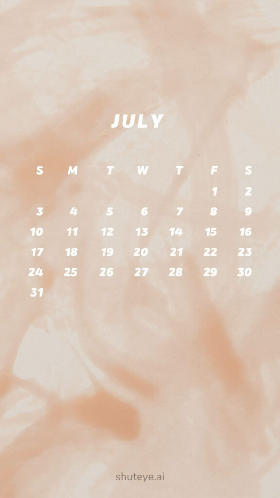 Free Printable July Calendar 2024