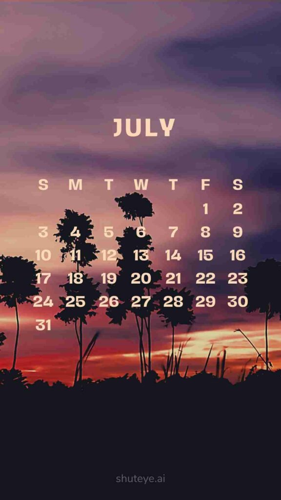 July Calendar 2024