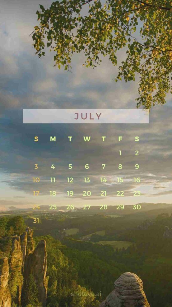 July Calendar 2024