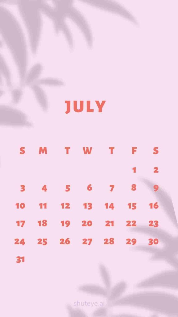 July Calendar 2024