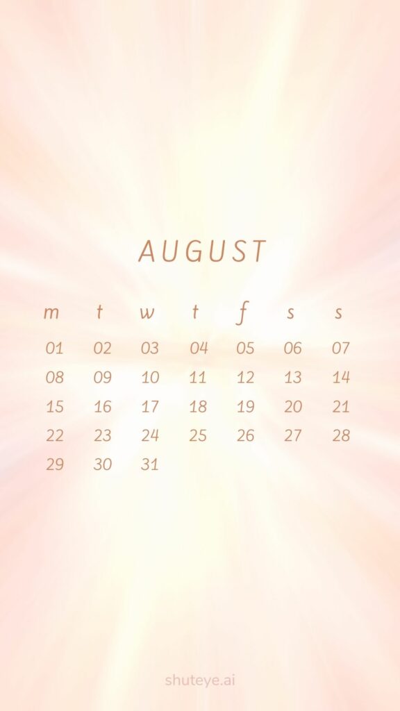 Printable August 2024 Calendar 