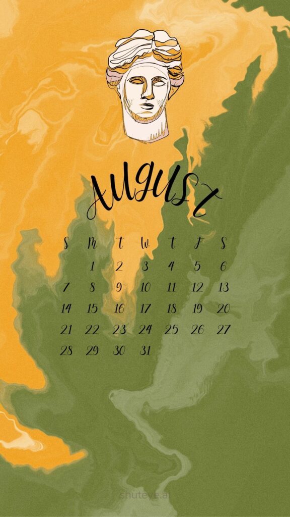 free printable august calendar 2024