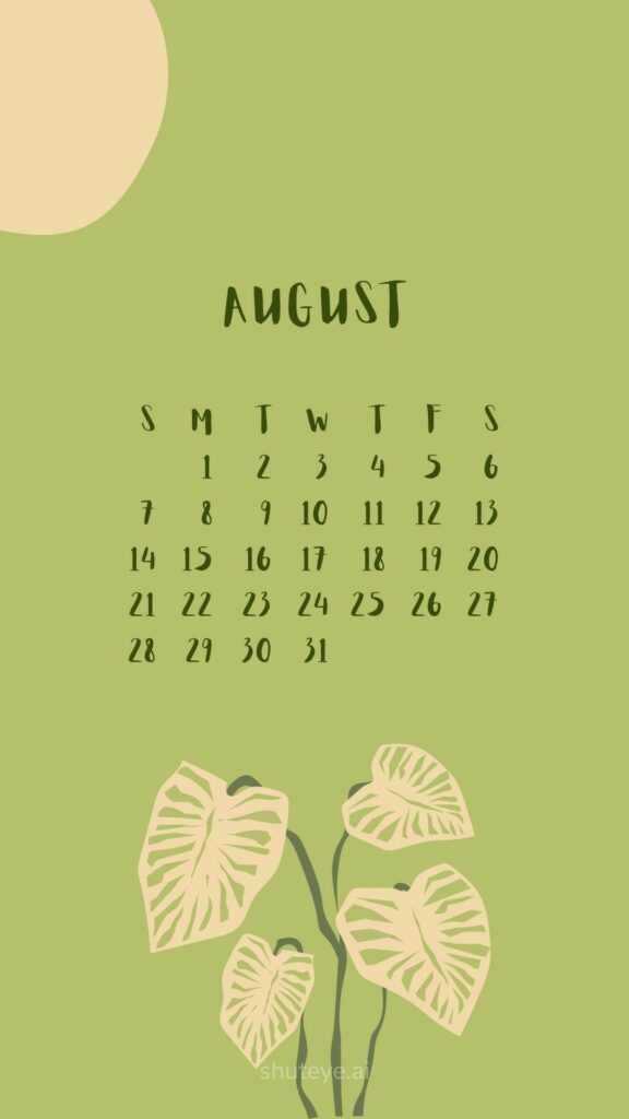 free printable august calendar 2024