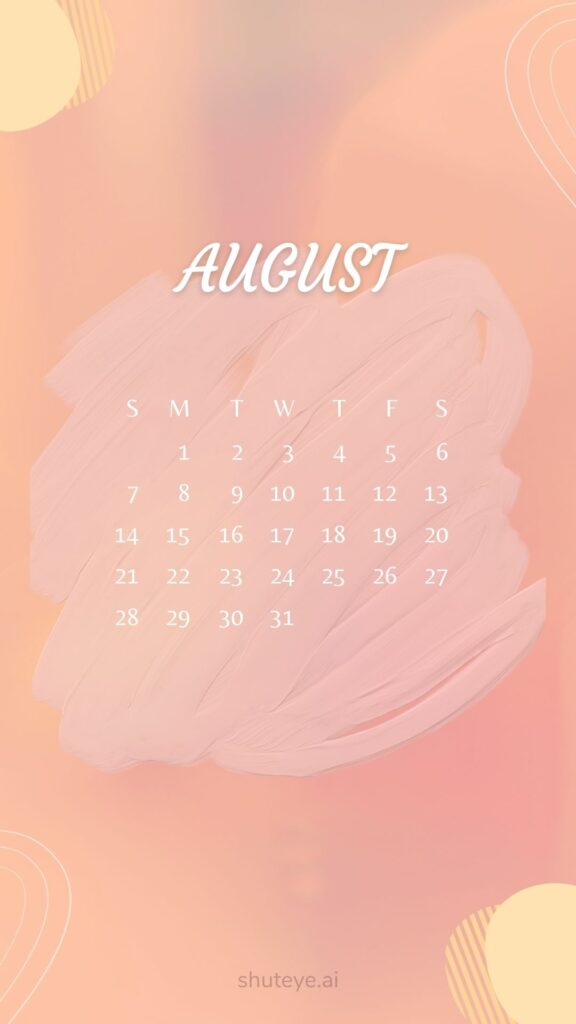 Printable August 2024 Calendar 