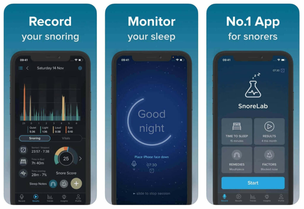 snorelab sleep tracker