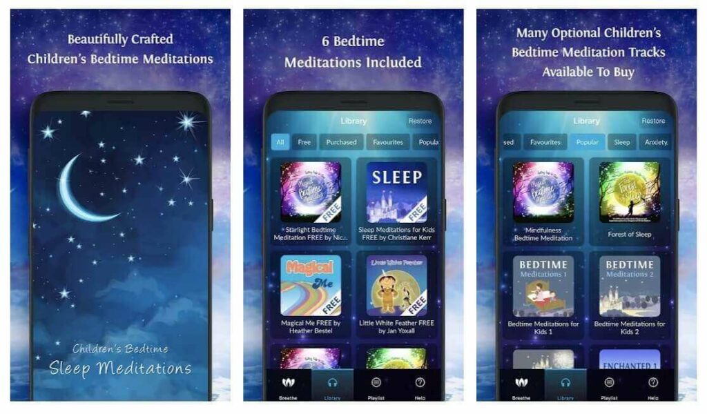 Children’s Bedtime Meditations for Sleep & Calm