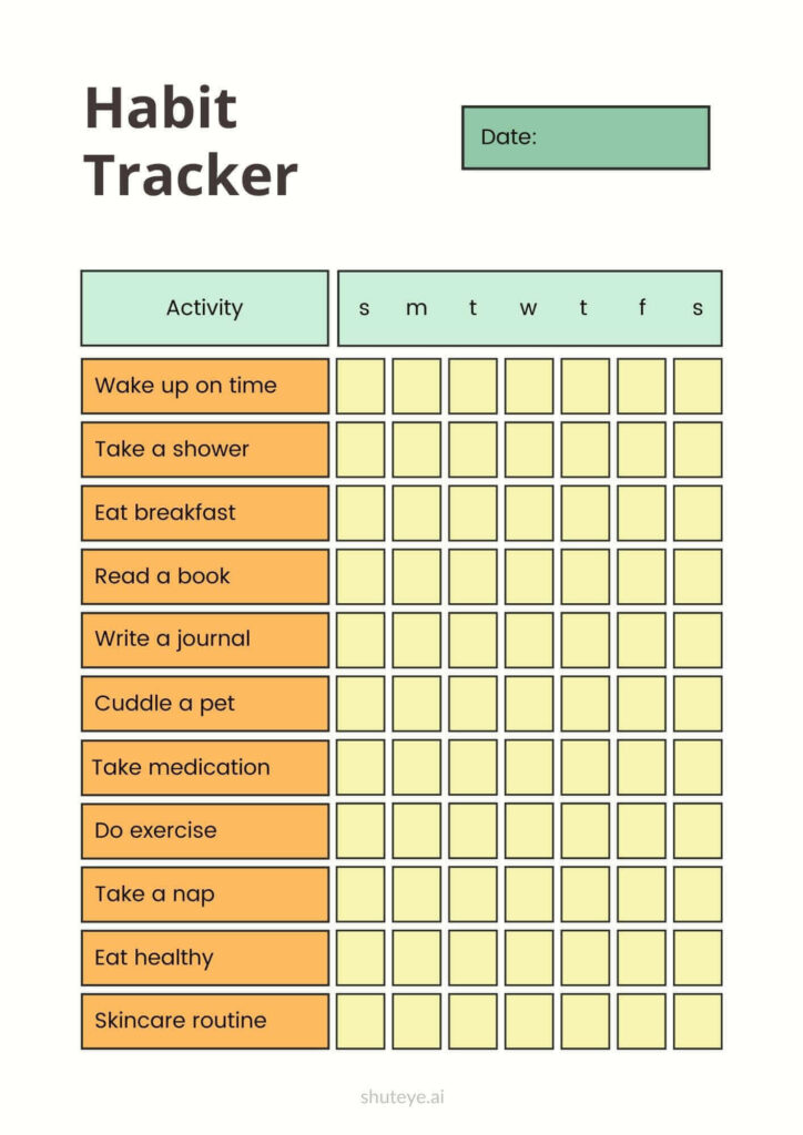 ShutEye self-care printables