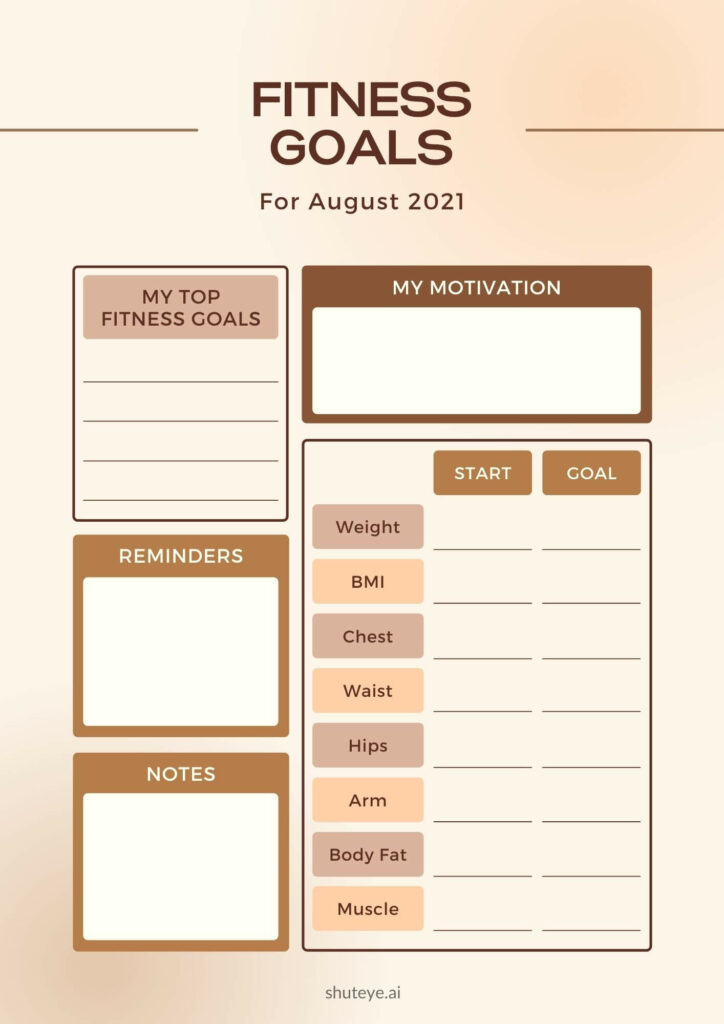 Bullet Journal Fitness Tracker Ideas for Self-Improvement