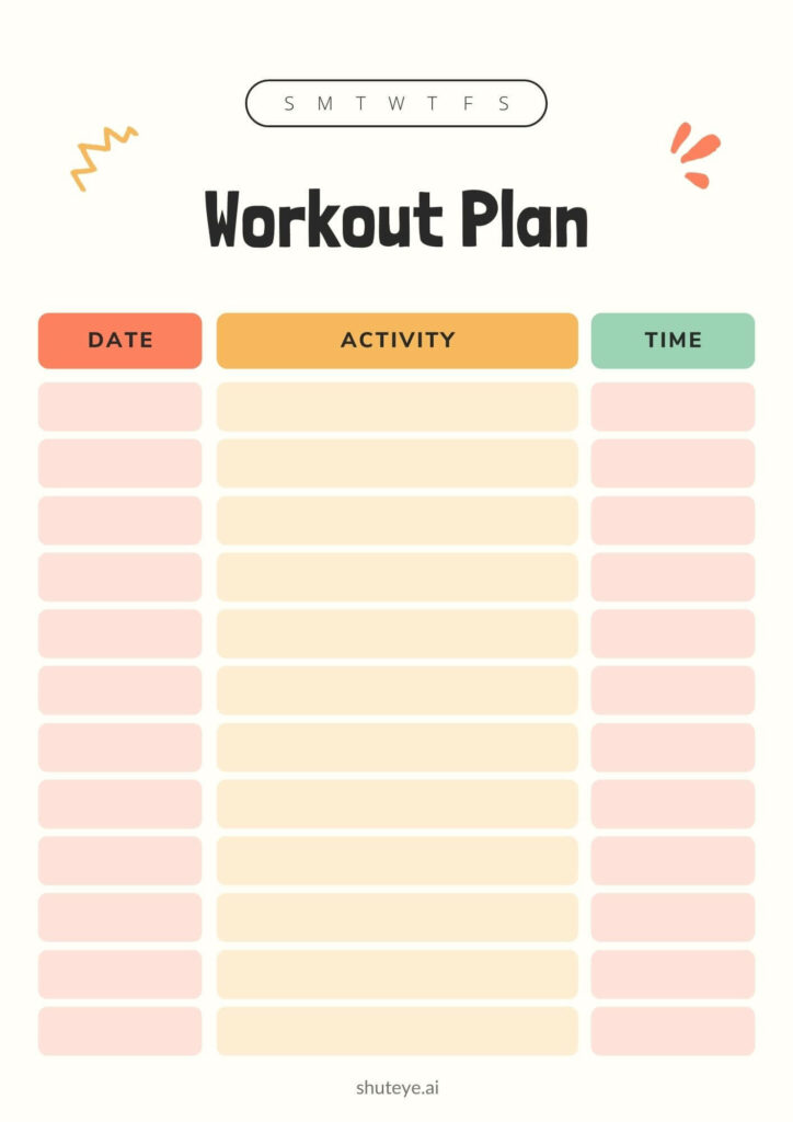 Fitness Goal Weight Tracker Calorie Tracker