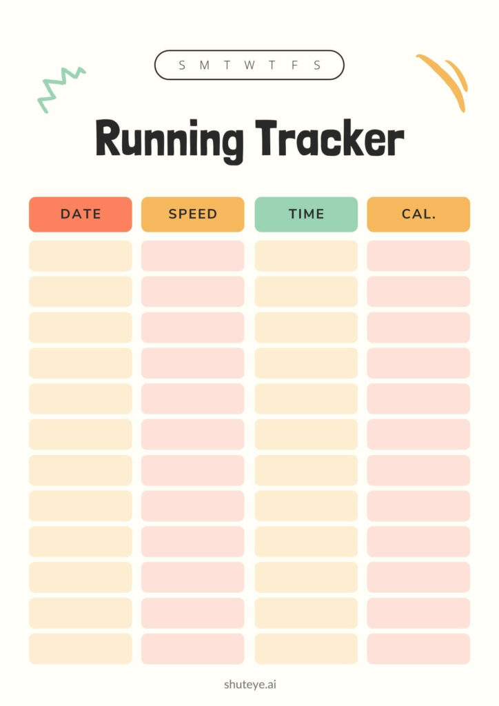 Fitness Goal Weight Tracker Calorie Tracker