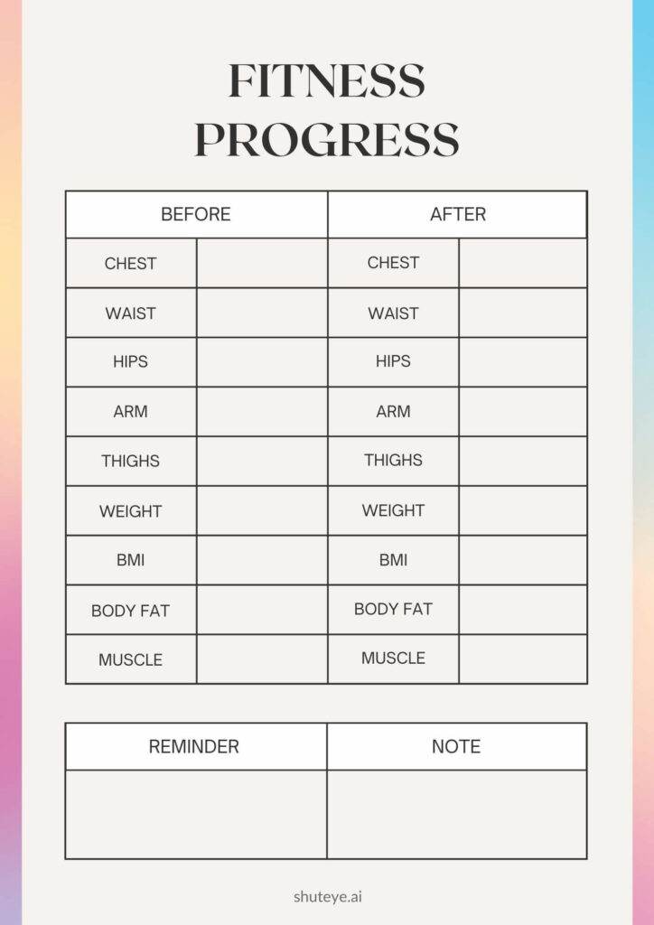 Bullet Journal Fitness Tracker Ideas for Self-Improvement