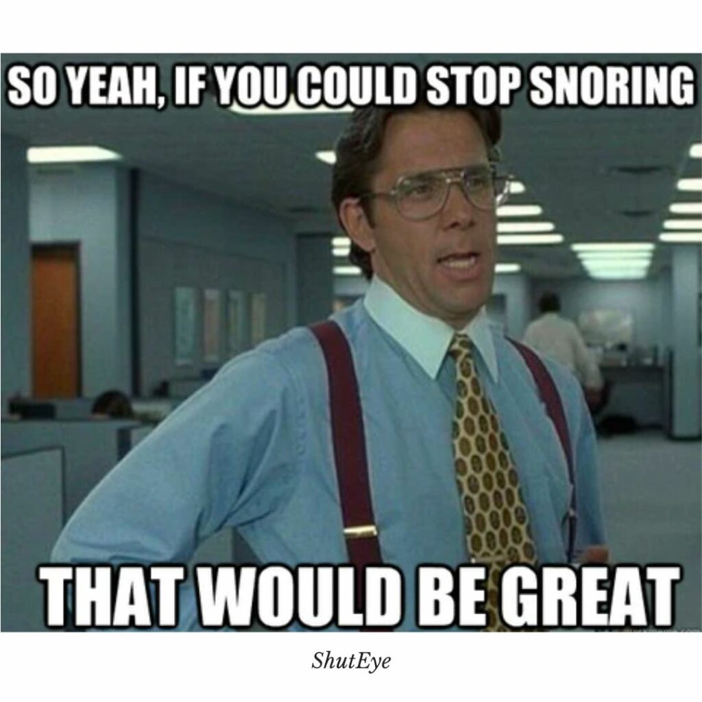 snoring memes