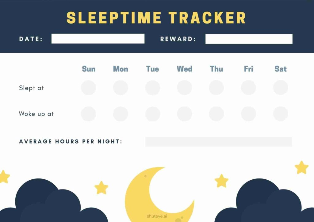 Sleep tracker printable demo