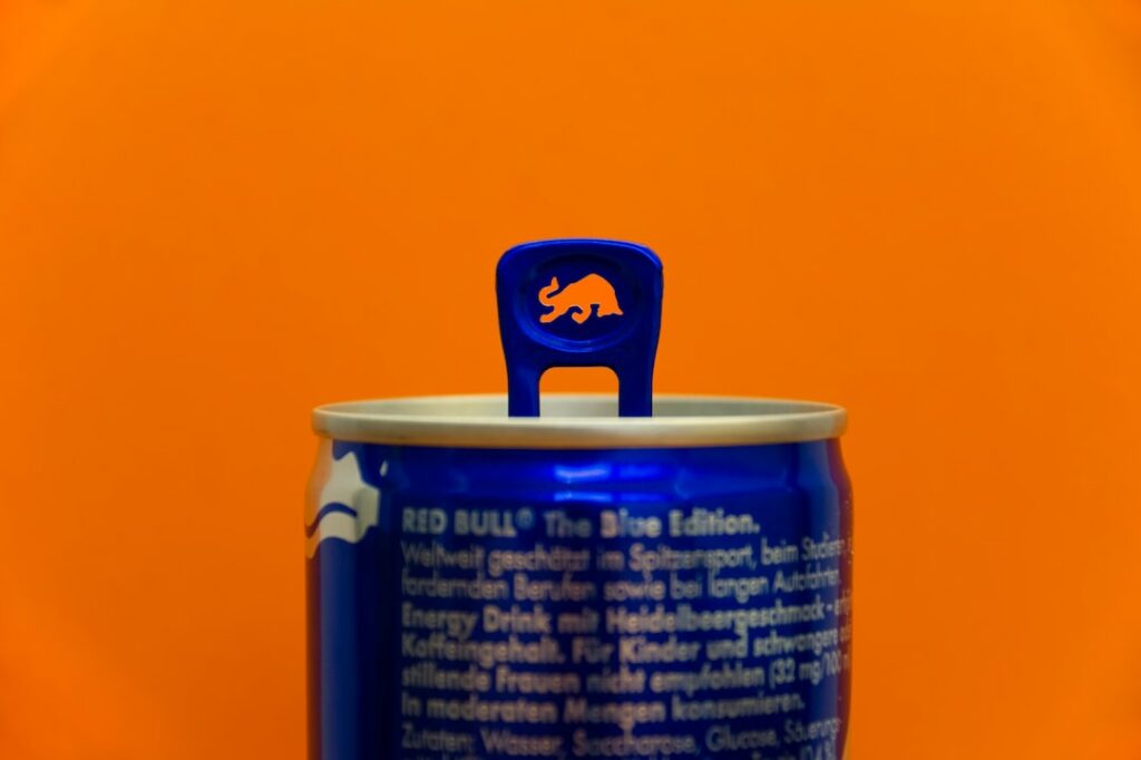 Red Bull tin can
