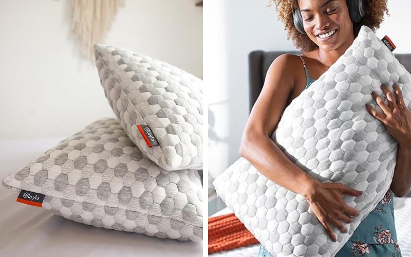 Layla Adjustable Fill Kapok Pillow for neck pain