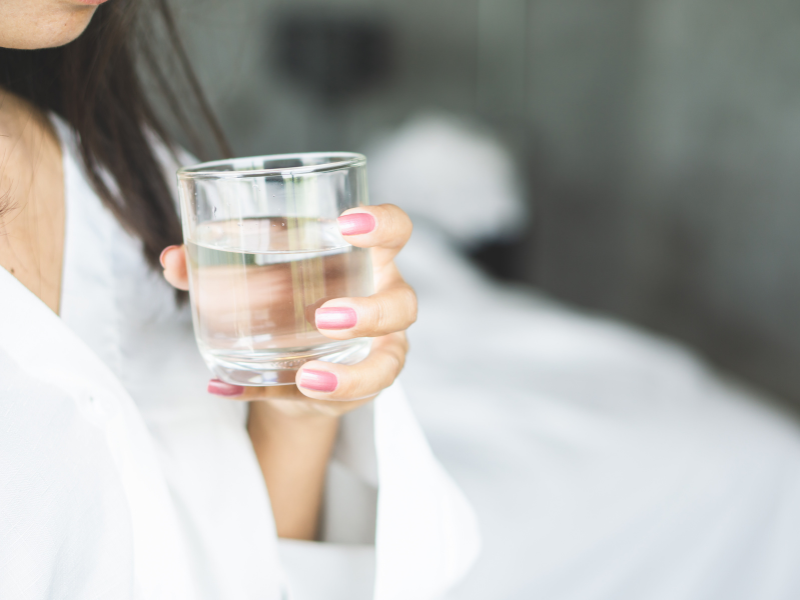 tip to improve sleep hygiene - avoid too much hydration before bed